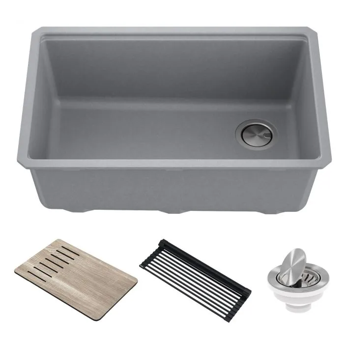 kraus sink, stone mart sinks, kraus, sink, undermount, single-bowl, granite composite