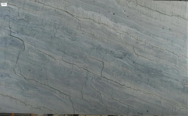 allure, quartzite, full slab, slab, blue, grey
