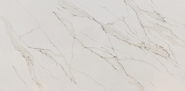 unique calacatta gold, quartz, full slab, engineered surfaces