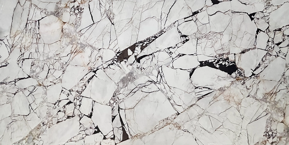 calacatta amara, printed quartz, engineered surface, full slab