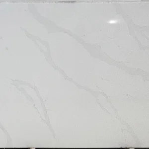 ferrara white, quartz, full slab, engineered surfaces