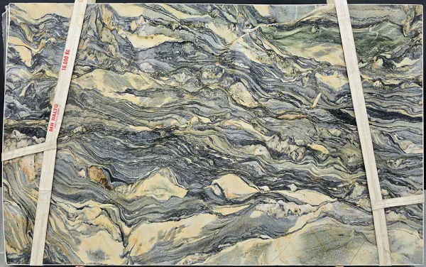 ocean fantasy, quartzite, full slab, stone