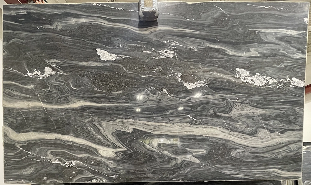 silver waves, marble, full slab, stone